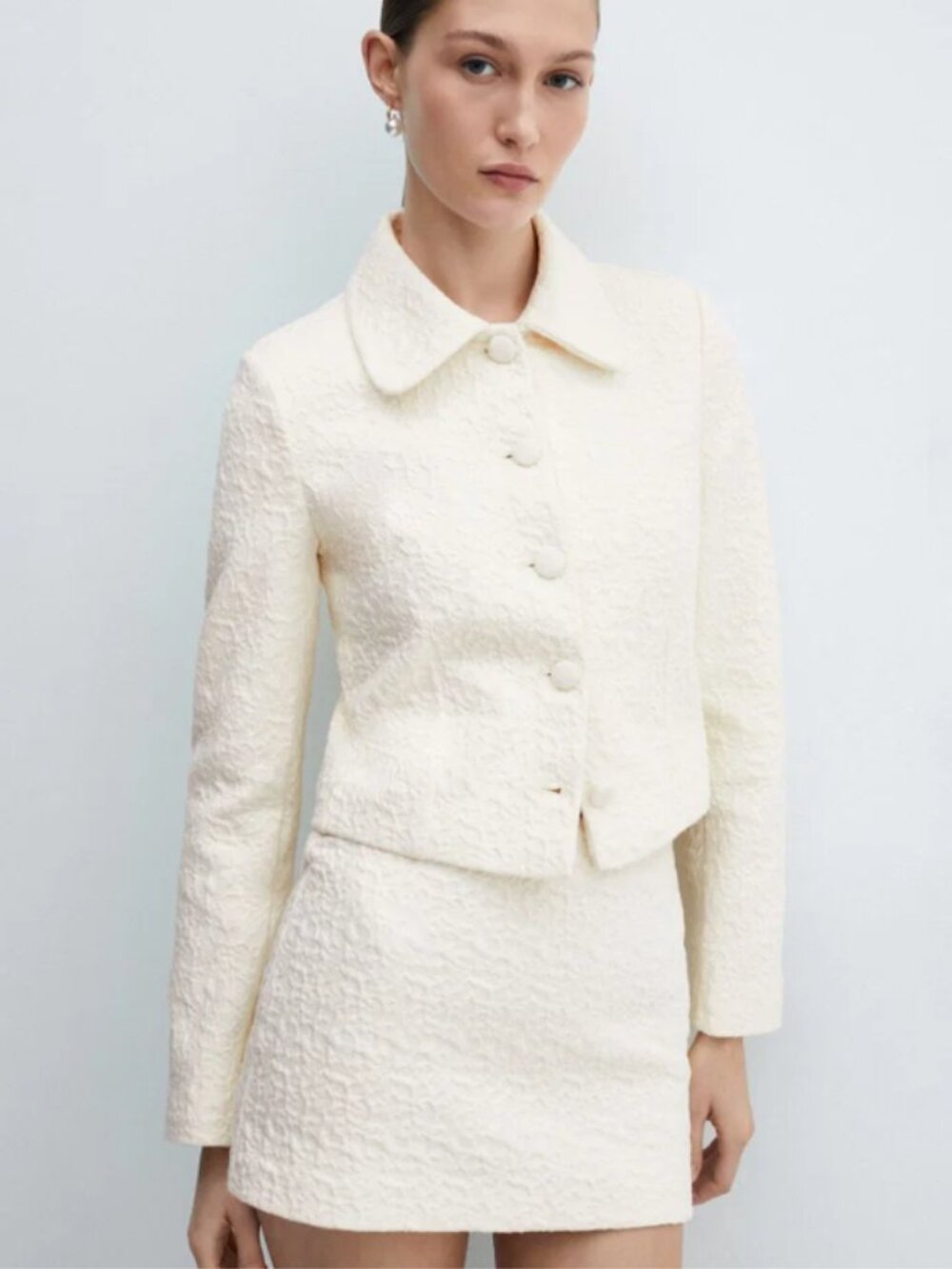 MANGO Nice Textured Jacket